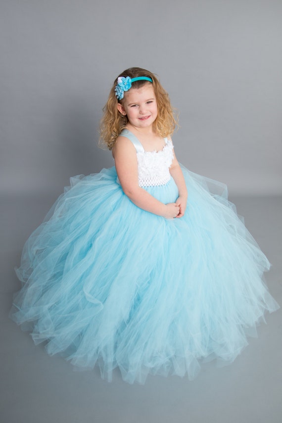 Light Blue Flower Girl Dresses